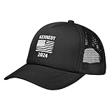 Diputer Robert Kennedy 2024 Hat Kennedy for President Hat Funny Hat for Men Trucker Hat Women Mesh Baseball Cap for Men Women Black