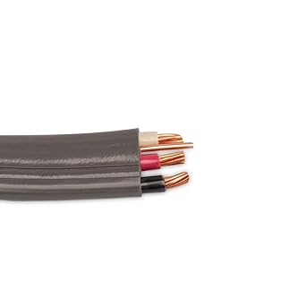 Wirenco 6/3 UF-B Wire, Underground Feeder and Direct Earth Burial Cable 75Ft Cut