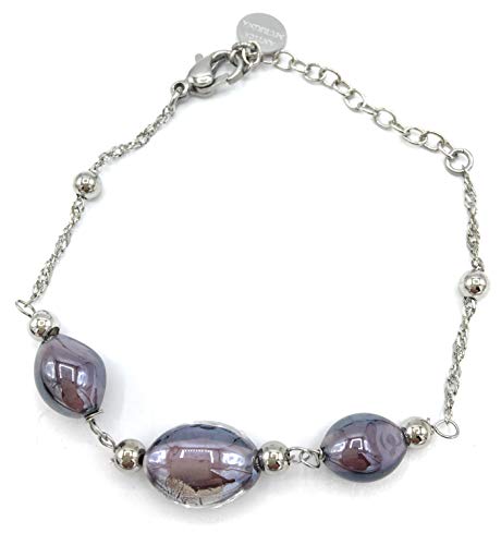 Bracelet femme Veneziana en verre de Murano une poésie italienne à votre poignet