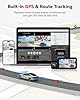 REDTIGER 4K 3 Canaux Dashcam Voiture 5G WiFi avec Carte de 64 Go GPS Intégré, 2160P+1080P+1080P Avant, Arrière et Intérieur, Triple avec écran de 3 Pouces, Vision Nocturne IR, Mode de Stationnement