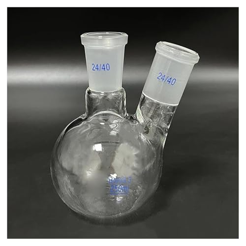 Flacon à deux cols verre de précision 250ml rodé 24/40
