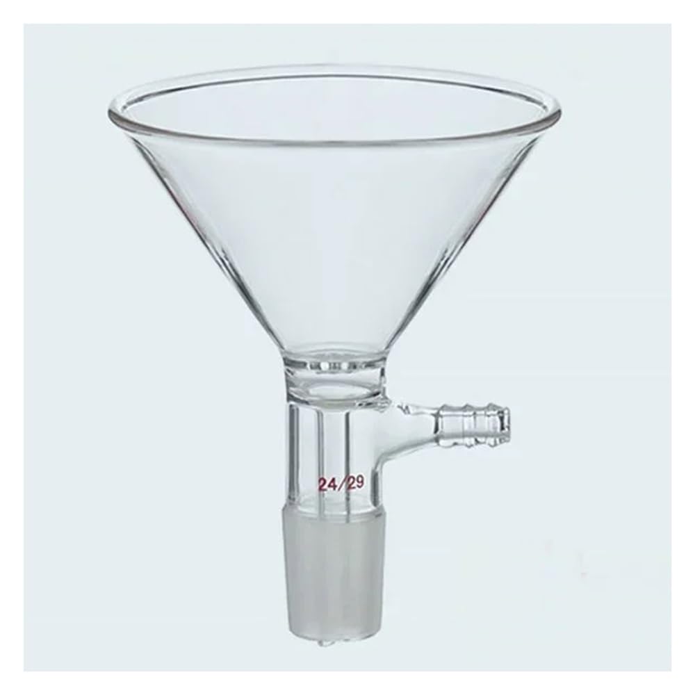 Vetreria da laboratorio 1 pz. Diametro 60 mm - 150 mm Imbuto di aspirazione in vetro borosilicato con foro for filtro Giunto standard 19#24#(120mm joint 24)