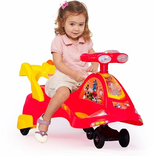 LACOSSI Tricycle Kids Play Trike 1-5 Ys - Sipper, Seat Belt, for Indoor and Outdoor - Trike for Boys and Girls Tricycle with Canopy | Safety Guard Rail and Parental Control (Deluxe - Red) (B0DHVTW2LD) Amazon Price History, Amazon Price Tracker