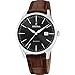 Produktbild Festina Outlet Herrenuhr F20688/4 Gehäuse aus Edelstahl 316L Grau Lederarmband Braun, Schwarz