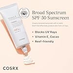 COSRX Vitamin E Vitalizing Face Sunscreen SPF 50, 1.69 fl oz, SPF Moisturizer, Lightweight under Makeup, Travel Essentials, Summer Essentials, Korean Skin Care, Korean Sunscreen for Face - Image 2
