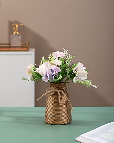 Galouro Vase -Flower Vase, Small Vases For Décor, Ceramic Vase For Shelf Décor, Table Décor, Decorative Vase For Bookshelf, Fireplace Mantle, Office, Centerpieces, Petite Farmhouse Décor #TOP3