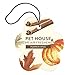 One Fur All Pet House Car Air Freshener - Pumpkin Spice Pack of 4 - Non-toxic Car Air Freshener - Pet-Friendly Air Freshener For Small Spaces & Car - Hanging Odor Eliminating Air Freshener