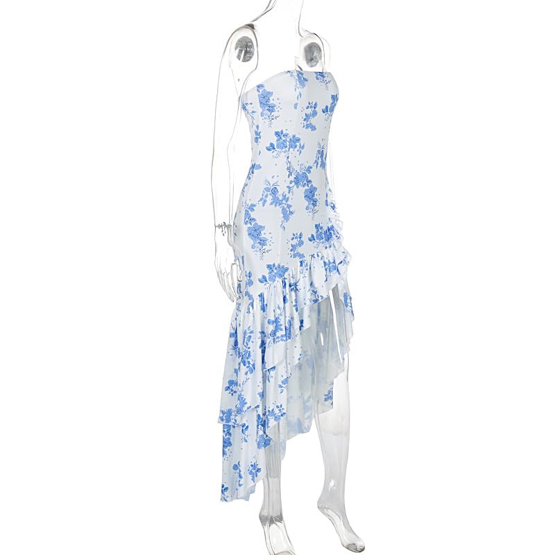 Image of AIBEARTY Women's Off Shoulder High Split Formal Maxi Dress