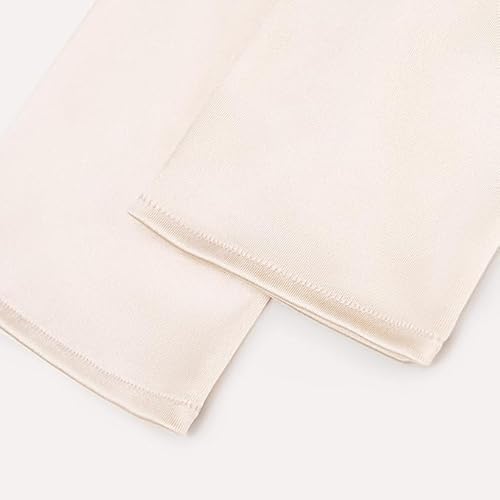 BABEYOND Satin Handschuhe für Damen Ellbogenhandschuhe Flapper Handschuhe 1920er Accessoires für Great Gatsby-Partys Opernbesuche Bälle Geburtstagsfeiern Champagner