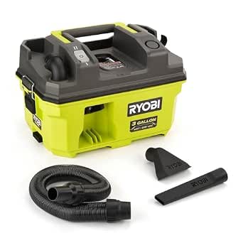 RYOBI ONE+ 18V Cordless 3 Gallon Wet/Dry Vacuum (Tool Only) PCL734B