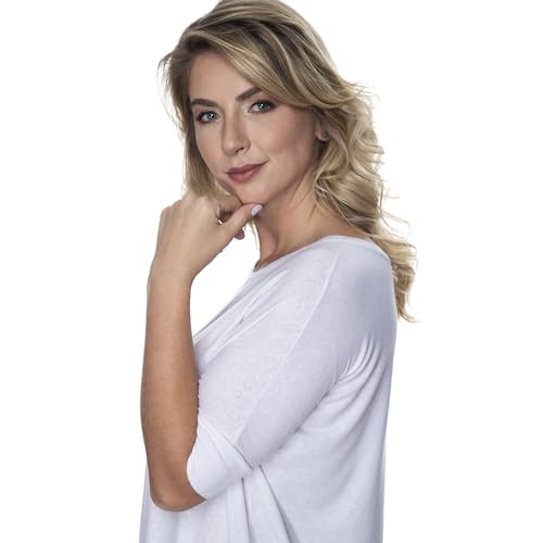 Blusa básica manga dupla Branca (M)