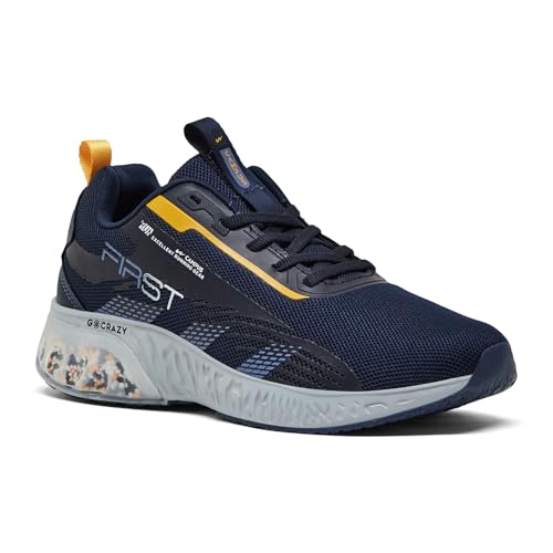 Campus Men's First Running Shoes Navy/MSTD - 9UK/India
