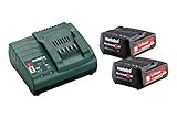 METABO 685300000 - Combo bateria + cargador Basic-Set 2x 2,0 Ah