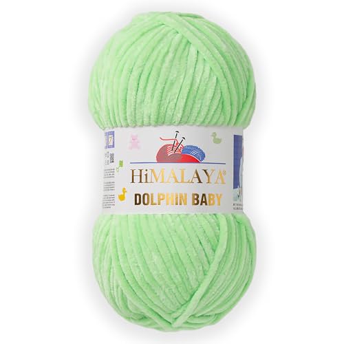 1 Skein/Pack Himalaya Dolphin Baby Chenille Yarn, Each Ball 100