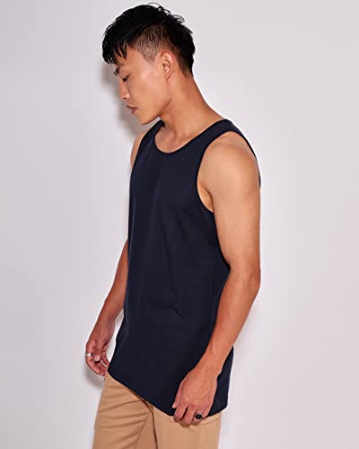 Image of Bewakoof Men's Solid 100% Cotton Vest- Regular Fit, Round Neck, Sleeveless