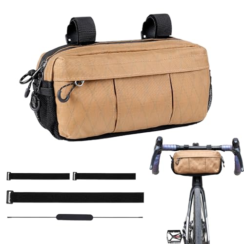 Genérico Bolsa para Cuadro de Bicicleta,Impermeable Gran Capacidad Riñonera Bicicleta con Almacenamiento Amplio - Alforjas Estilo Trail Urbano Montaña Deportes Exteriores Aventuras Bikepacking