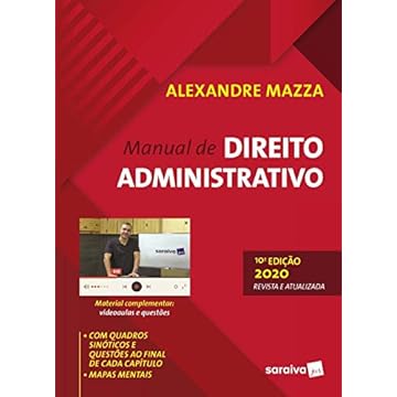 Capa do livro Manual de Direito Administrativo - 10ª Edição 2020
