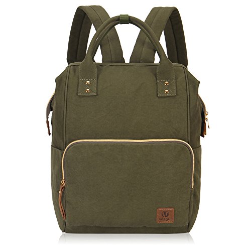 Veegul Stylish Doctor Style Multipurpose Travel Backpack Casual Backpack for Men Women Single Pocket Army Green