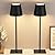 Kakanuo Cordless Rechargeable Table Lamp Black 5000mAh Battery Operated Lamps, 3 Colors Stepless Dimming Touch Lamp for Living Room, Kitchen Counter, Dining, Outdoor Patio, 2 Pack