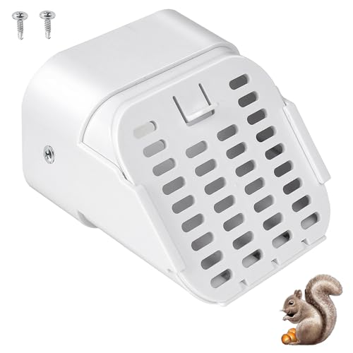 3"x4" Type-A Gutter Downspout Extensions, Removable Downspout Diverter, Gutter Splash Guard, Outlet Filter & Leaf Guard for Bottom of Downspouts(White)