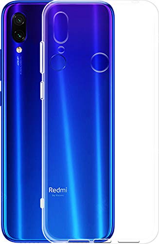 Image of Case Creation Redmi Y3 Imported 0.3mm Crystal Clear Totu Silicone Transparent Flexible Soft Corner Protection with TPU Slim Back Case Color Variation Cover for Mi Redmi Y3