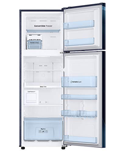 Image of Samsung 265 L 3 Star Inverter Frost Free Double Door Refrigerator(RT30A3A234U /HL,Rythmic Twirl BLUE)