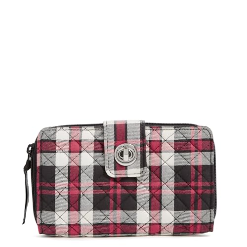 Image of Cotton Turnlock Wallet With Rfid Protection