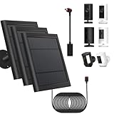 Cámara solar inalámbrica para exteriores para panel solar Ring de 10 pies/3 m para cámara Ring Panel solar para Ring Spotlight Cam Plus/Pro y Stick Up Cam/Pro Batería y Spotlight Cam Batería, paquete
