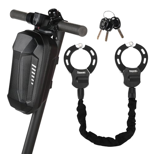 TOKCKYBL Heavy Duty Electric Scooter Lock with Scooter Bag - 6mm Anti-Theft...