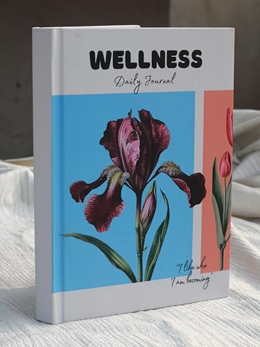 Image of THOUGHT PEN Wellness Daily Journal, Gratitude and Emotional Management, Undated, A5 Size, Hardcover, 21 Weeks, 244 pages, Illustrations, Weekly Activity, Guided Journal to Improve Thought Clarity and Keep Daily Record