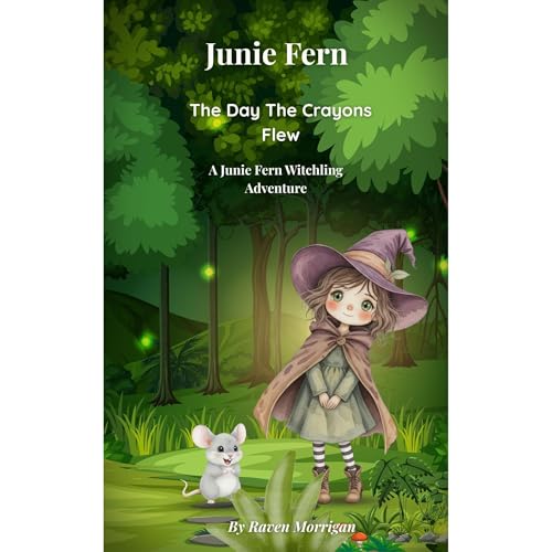 Junie Fern and The Day the Crayons Flew Audiolibro Por Raven Morrigan arte de portada