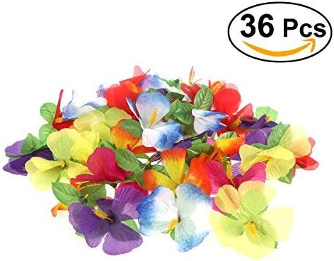 Amazon Co Jp 36個ハイビスカス花toymytoyハワイアン花のdiy Tabletop Decorationパーティー紙吹雪 おもちゃ