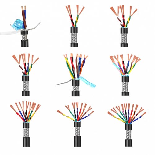 Cable de par trenzado blindado para eliminar interferencias en cadenas de arrastre