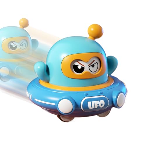 Ovni con Inercia | OVNI Espacial de Dibujos Animados con Retroceso - Juegos Educativos para Niños y Niñas Preescolares para Interior y Exterior