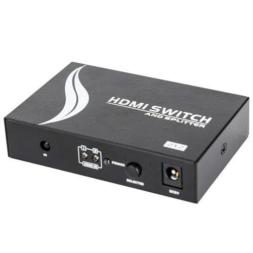 4K hdmi���z�� �ؑ֊� 2����2�o�� HDMI�X�C�b�`���[ �����R���t�� �o�����Ή� �����f������ HDMI�Z���N�^�[ 4K@60Hz HDR HDCP1.4 �Ή� PS5/Blu-ray/Fire TV/PC