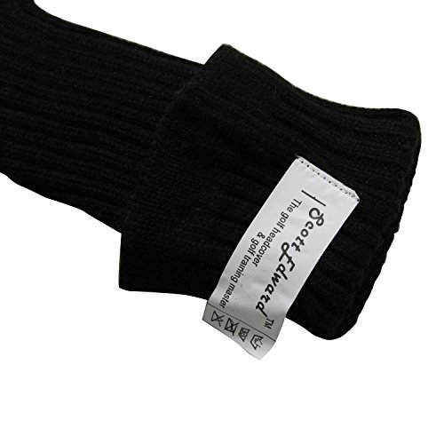 Scott Edward Knit Golf Club Cover for Woods and Driver Set of 5 Head Covers Protect Driver Wood(460cc) 1 Fairway Wood2 and Hybrid/UT2 with Rotating Club Number Tags (Red Warning)