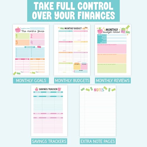 Hadley Designs 2026 Budget Planner and Monthly Bill Organizer - Budget Book & Financial Planner, Monthly Budgeting Planners and Tracker, Bill Planners & Expense Tracker Notebook, Graduation Gifts 2026 — view 4