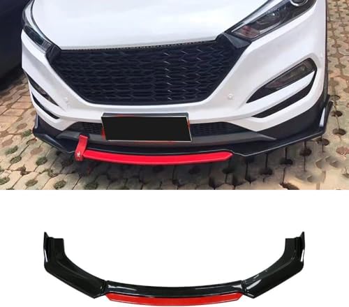 Becquets avant pour Hyundai Tucson 2015 2016 2017 2018 noir brillant