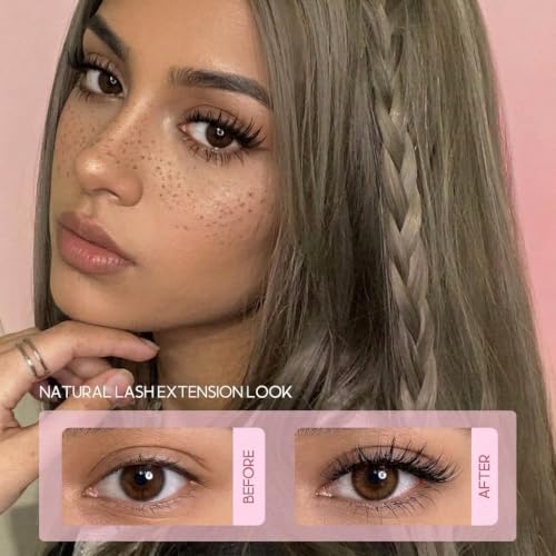 Self Adhesive Sunflower Lash Clusters C Curl No Glue Need Pre-Glued Wispy Full Volume Individual Eyelash Extensions 120pcs 10 Pairs Press On Lashes for Daily Wear — view 3