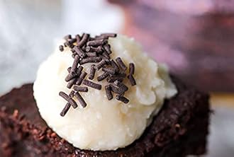 Good Dees Low Carb Chocolate Sprinkles, No Sugar Added Midnight Moon Keto Sprinkles with All Natural Coloring, Diabetic, Dye-Free, Dairy-Free & Gluten Free | (1g Net Carbs Per Serving)