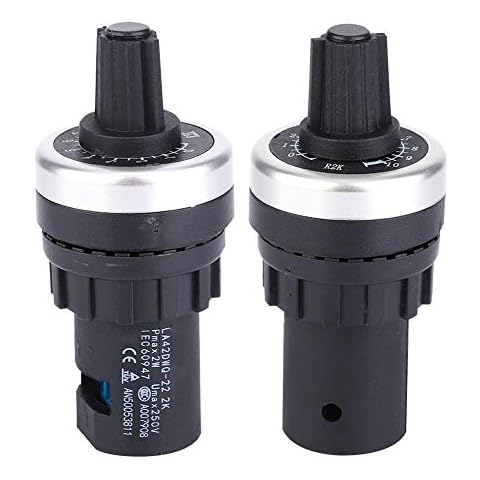 LA42DWQ Potentiometer 22 mm 2K Panel Mount VSD VFD Cover