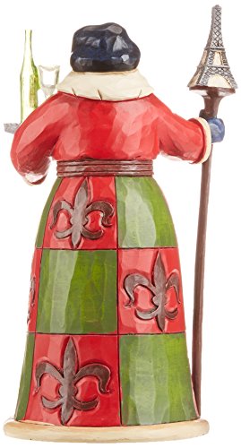 Enesco Jim Shore Heartwood Creek French Santa Stone Resin Figurine #TOP1