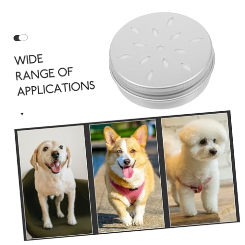 Dog Using Scent Training Kit Outdoors