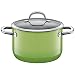 Produktbild Silit Passion Green Kochtopf groß 20cm, Glasdeckel, Fleischtopf Induktion 3,7l, Silargan Funktionskeramik, grün