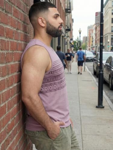 Image of Rigo Stylish Cotton Printed Vest for Men | Round Neck,Regular Fit, Sleeveless T-Shirt Vest for Men | Casual Innerwear Sando for Men & Boys - Perfect for Workouts Gym, Vacations, and Beaches