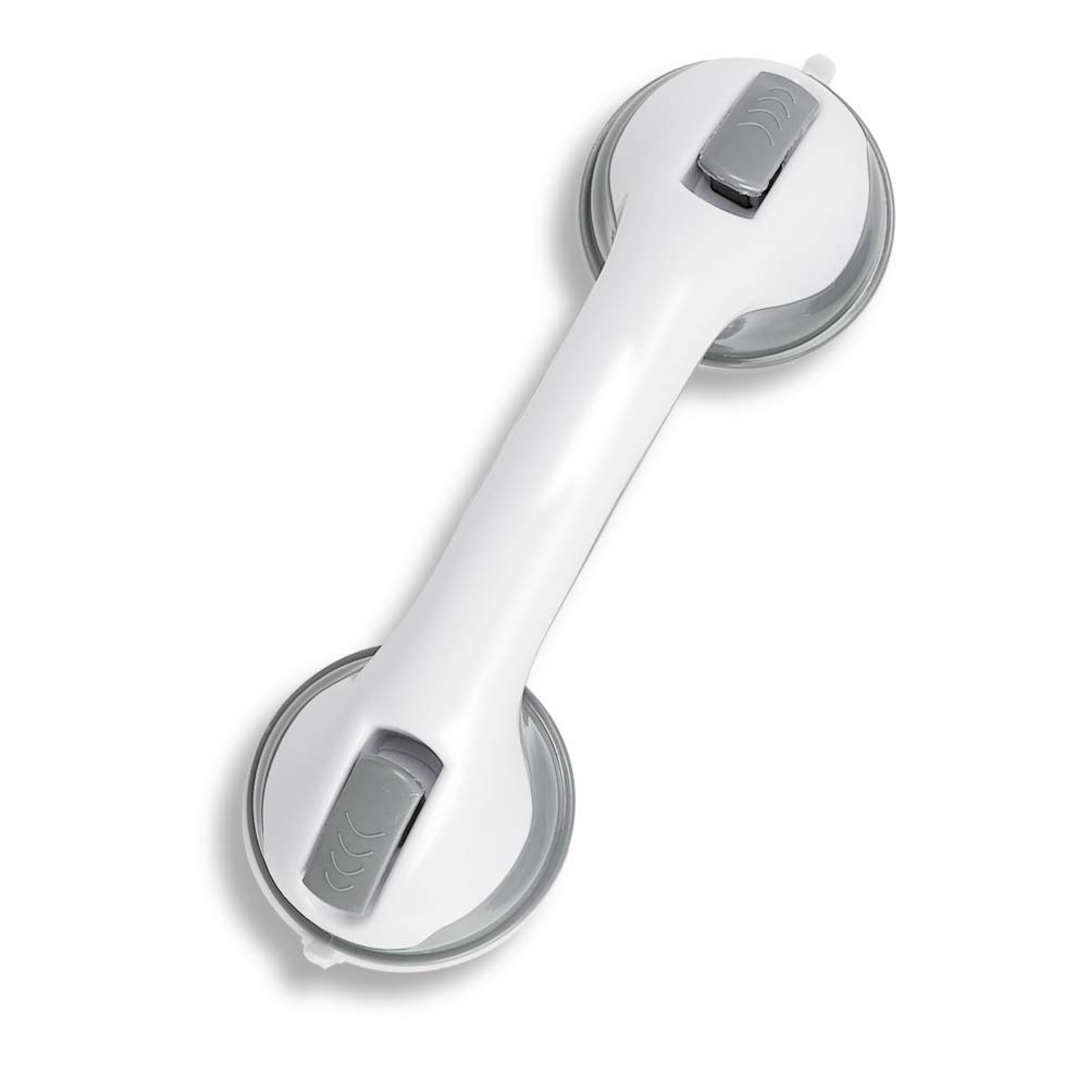 Texinpress Shower Handles - 12’’ Shower Safety Bars Suction for Elderly/Seniors Handicap Bath Handles for Tub for Bathroom Walls Gray(1 Pack) (B092D3PK7K) Amazon Price History, Amazon Price Tracker
