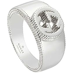 Gucci Anillo YBC479228001 Talla 12 Plata Mujer