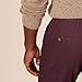 Amazon Essentials Men's Slim-Fit Casual Stretch Khaki, Burgundy, 33W x 28L