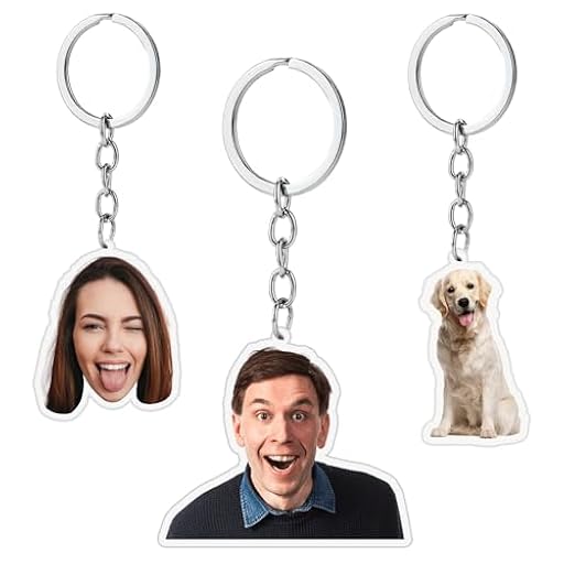 Llavero Personalizado con Foto - Diseña la Forma del Llavero Según la Persona/Animal de la Foto - para Hombres, Mujeres, Regalos de Novio - 5x5cm | Ya disponible en tu tienda friki favorita! En mundofriki.es!