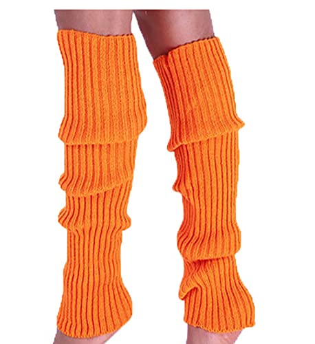 Image of Warm Woolen Socks For Women Solid Leg Covers Socks For Autumn And Winter Knitting